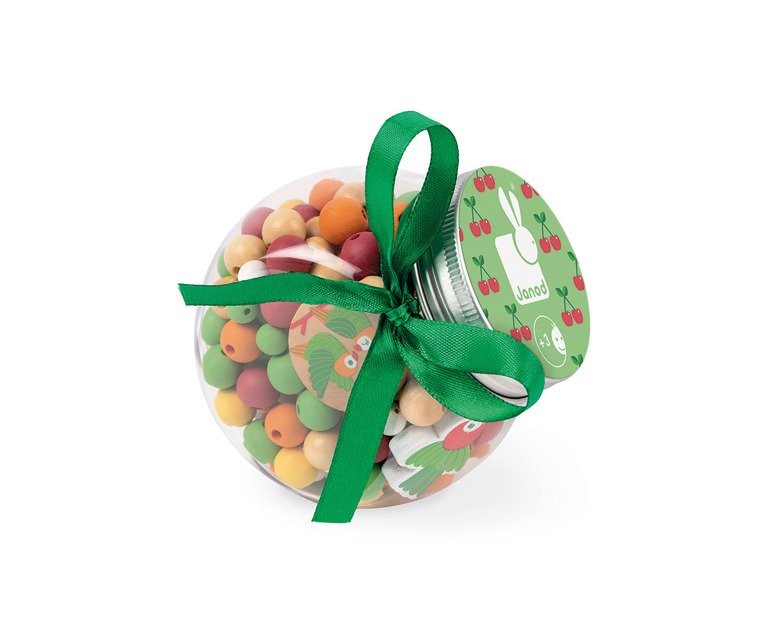 Janod Zestaw Koraliki Papużki Nierozłączki 6+