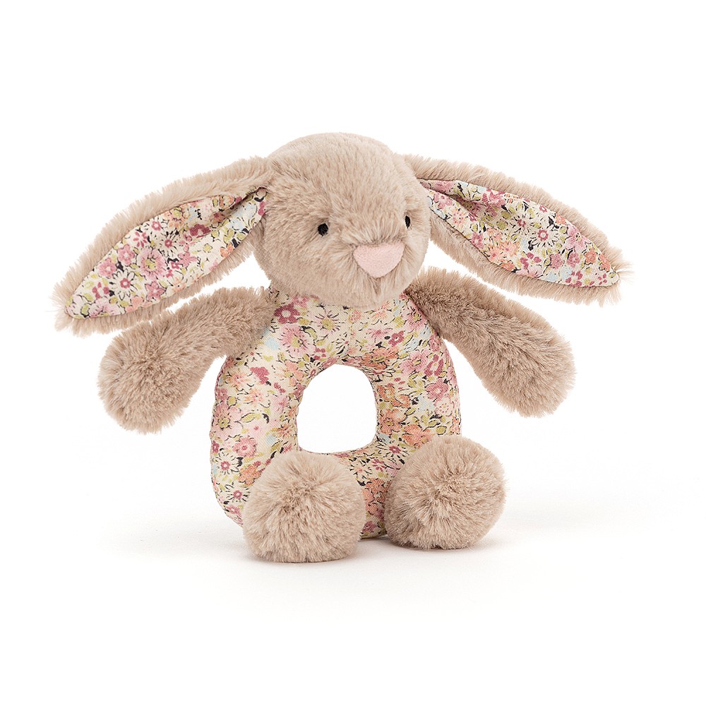 Jellycat Królik Grzechotka Blossom Bea Beige 13cm 0+