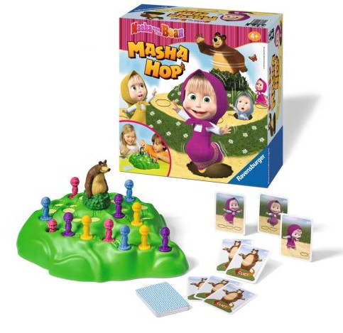 Gra Masza i Niedźwiedź "Hop" 3+ | Edukacyjna