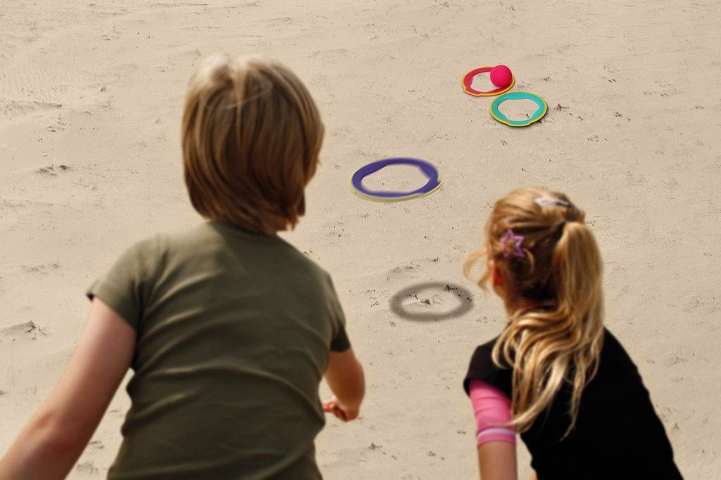 Quut Ringo Zestaw Obręczy i Piłeczki - Zabawa na Plażę 1+