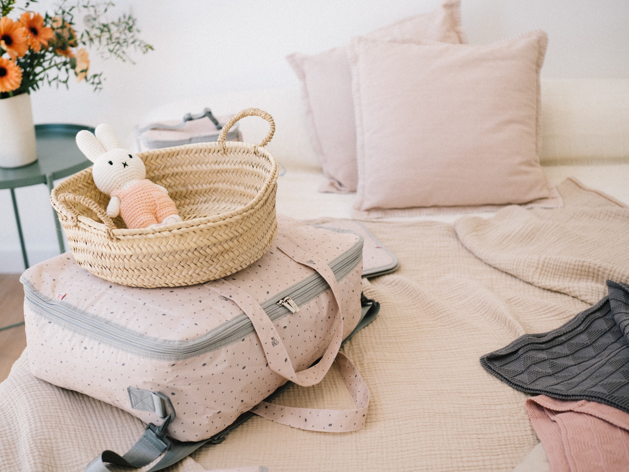 My Bag's Torba Weekend Bag Leaf Pink