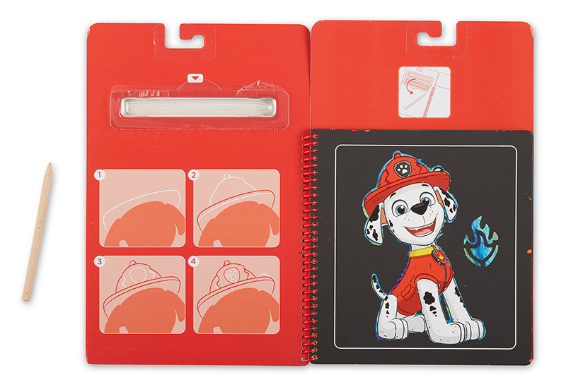 Psi Patrol Scratch Art Pad wydrapywanka Melissa & Doug