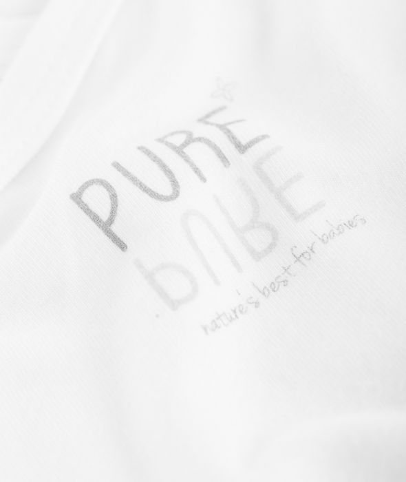 Bamboom, Body Niemowlęce bez Rękawów Bambus Organiczny Białe 0-1m