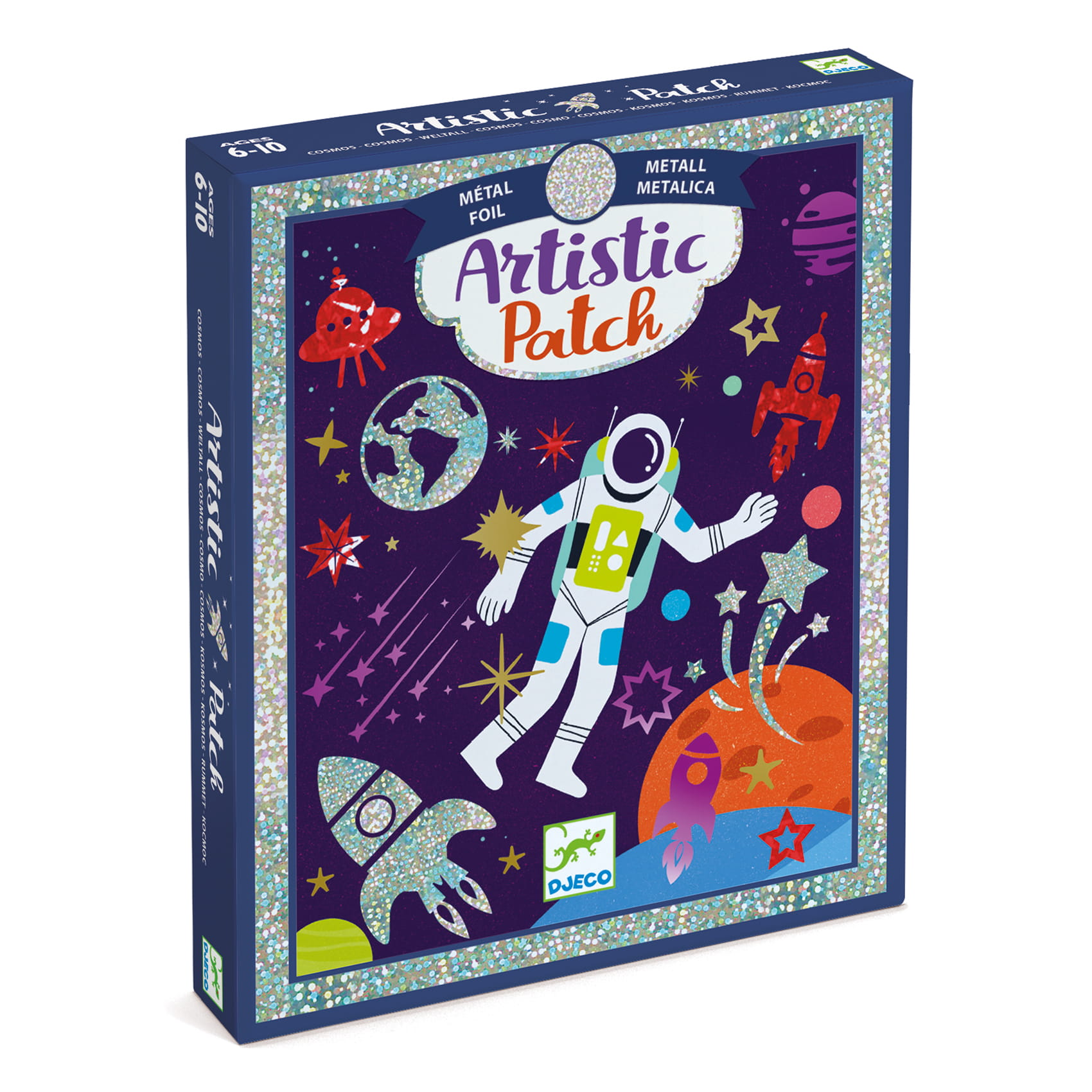 Djeco, Zestaw Artystyczne Łatki - Kosmos