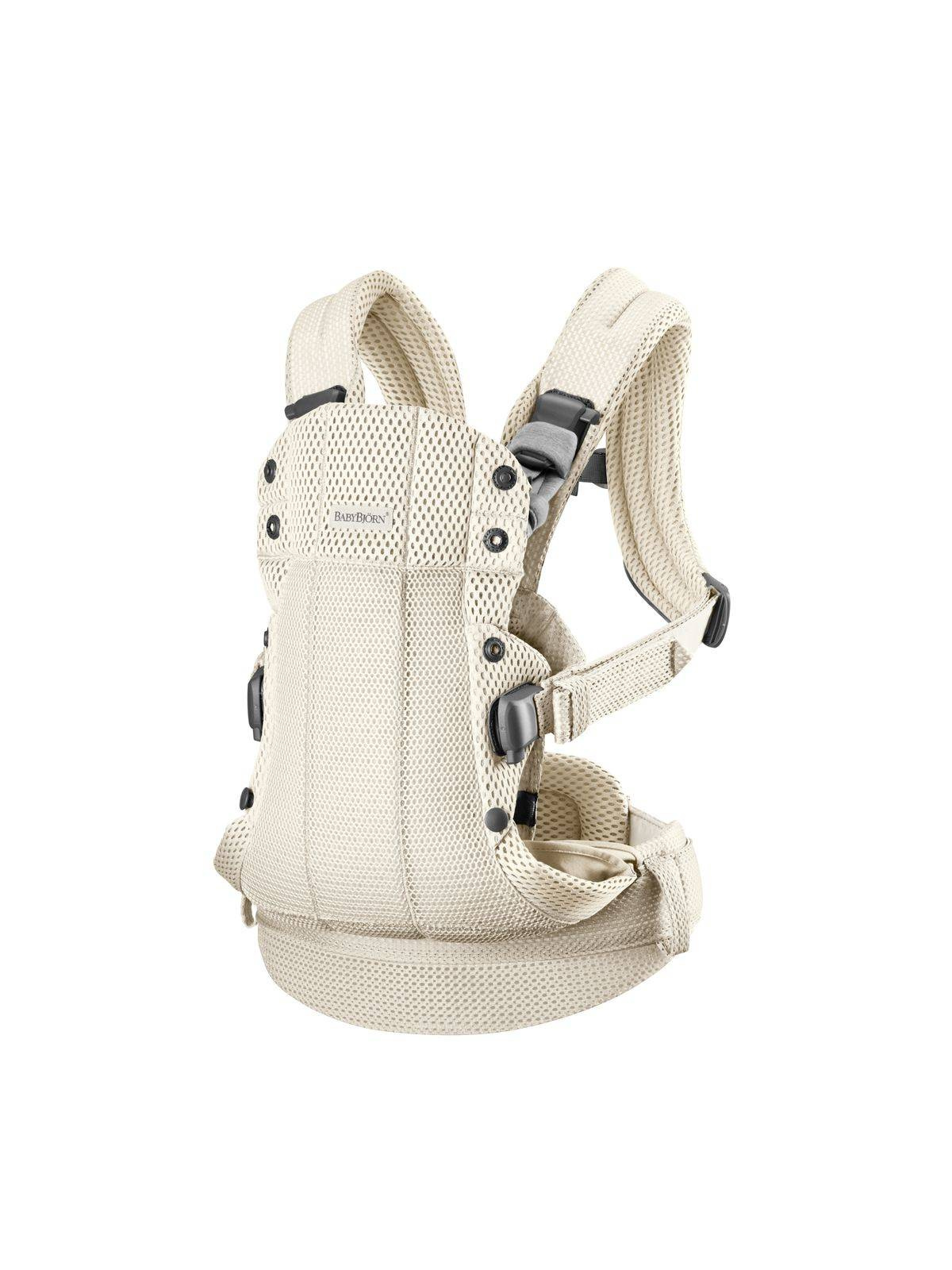 BabyBjorn Nosidełko Harmony 3D Mesh Kremowe 0–3