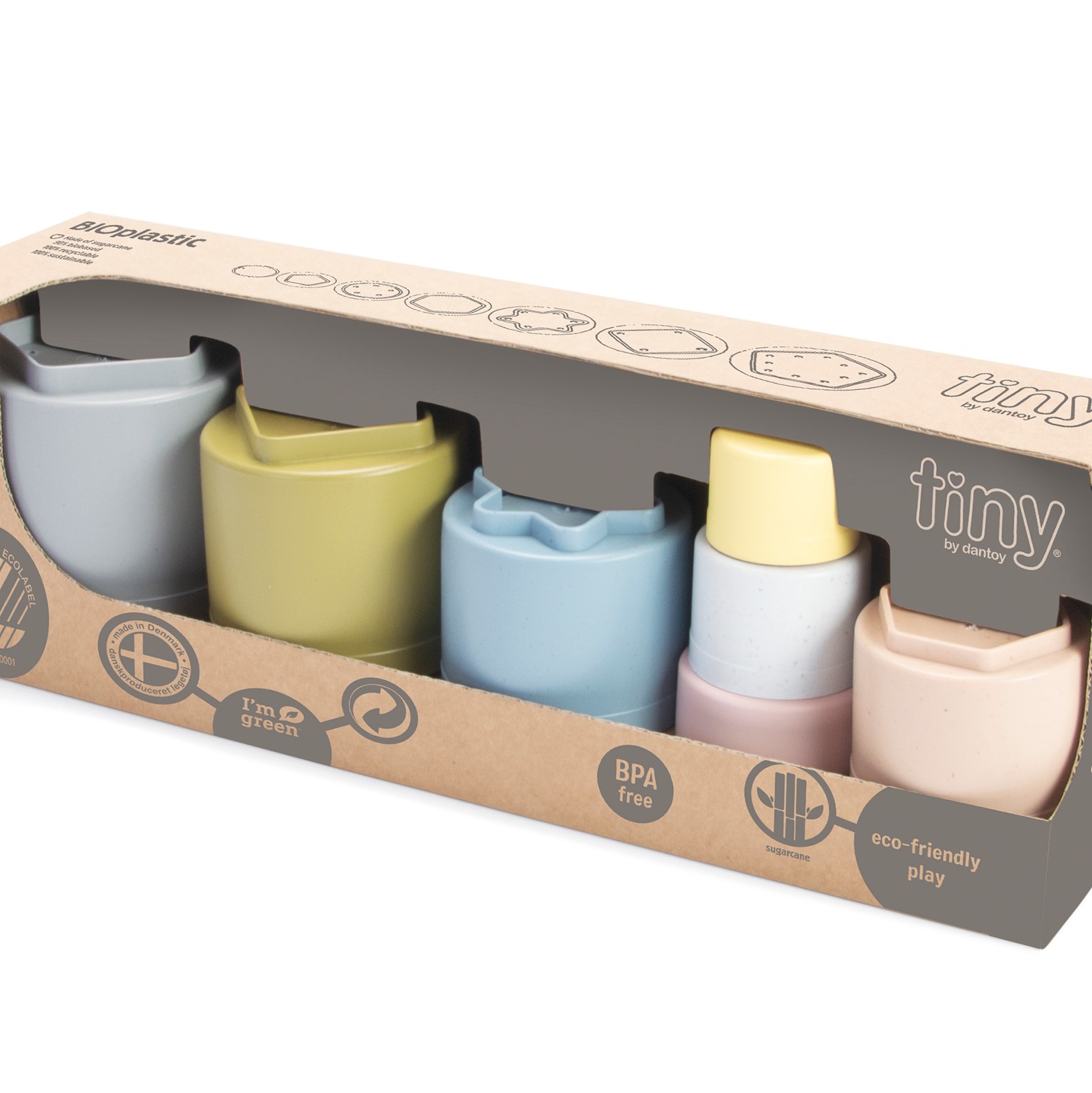 BIO TINY wieża z kubków 6+ m-cy