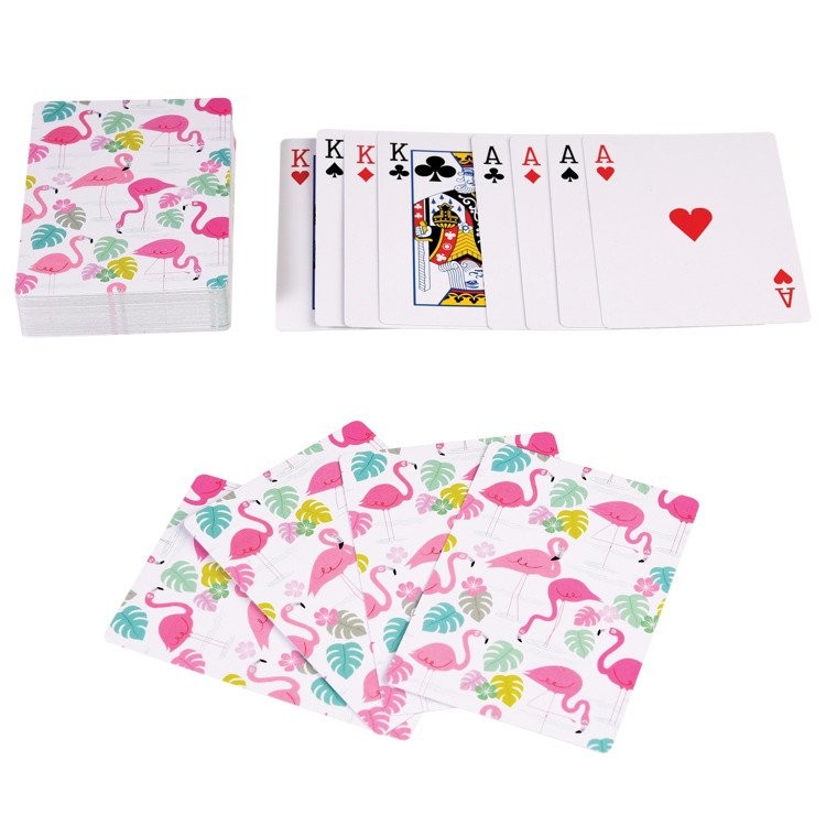 Rex Karty do gry Flamingi w puszce 3+ | Fabryka Wafelków