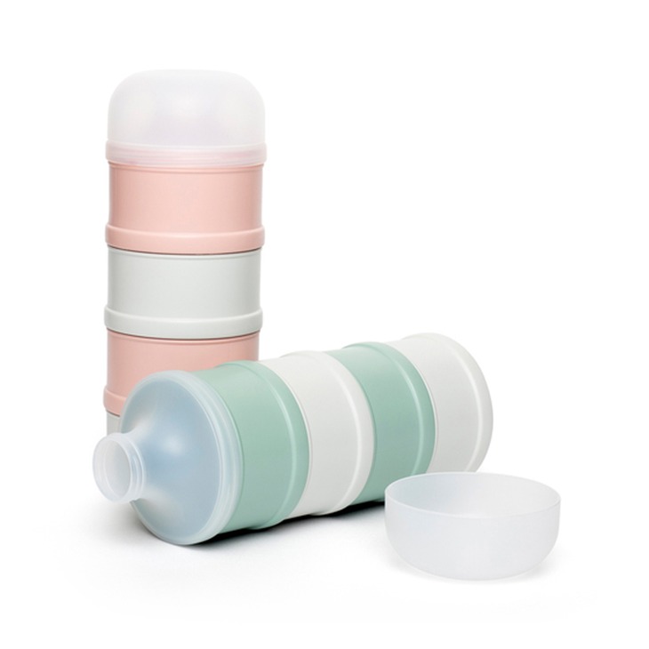 Suavinex Pojemnik na mleko w proszku HYGGE miętowy 4x100ml