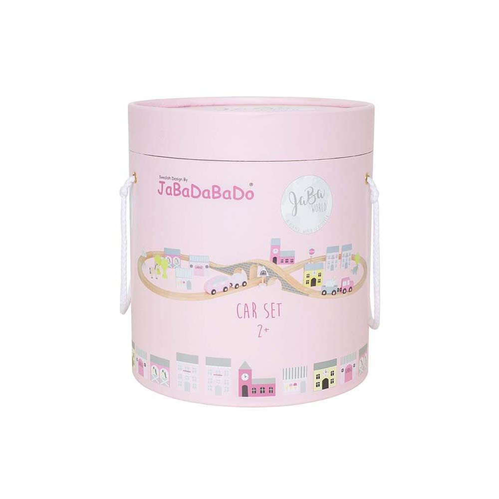 Jabadabado Tor Samochodowy Różowy 18m+