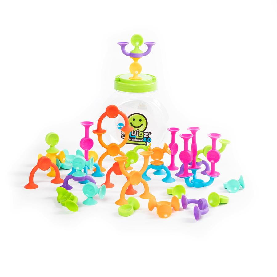 Fat Brain Toys Przyssawki Squigz 2.0 - 36 Klocków 3+
