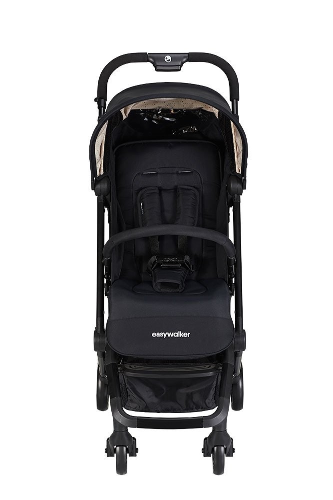 Easywalker Buggy XS Wózek spacerowy z osłonką przeciwdeszczową Night Black kolekcja 2019