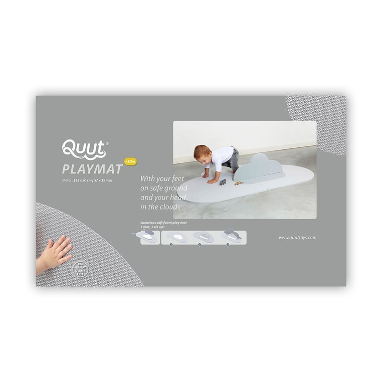 Quut Mata Piankowa Chmurka Playmat Pearl Grey