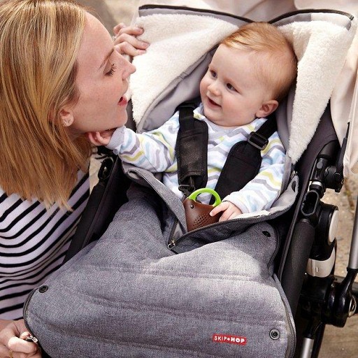 Skip Hop Śpiworek do wózka Black 3-sezonowy