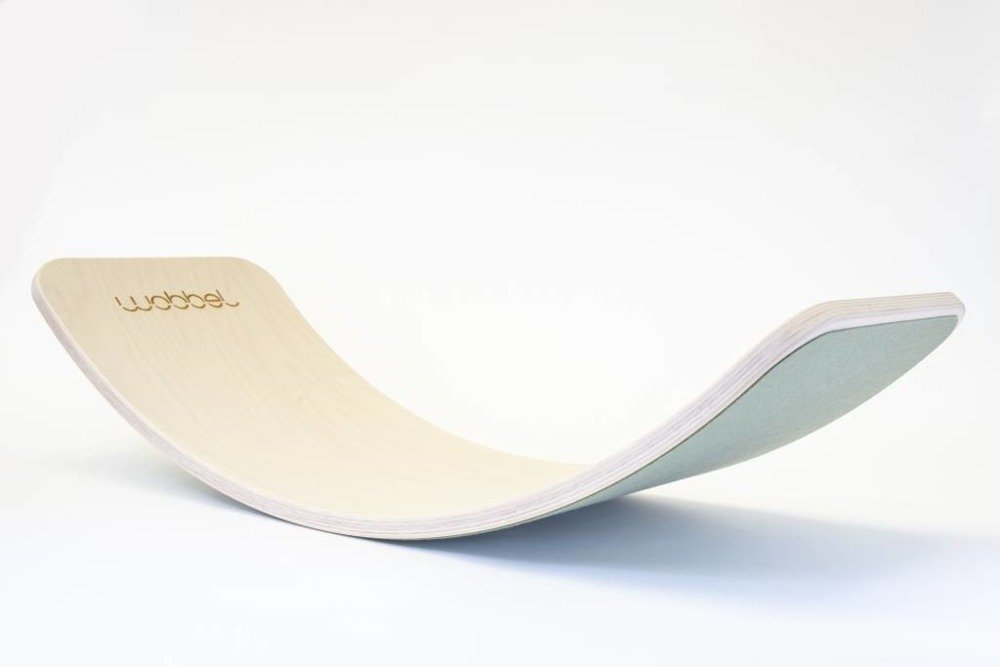 Wobbel Deska Original Bielona z Filcem Baby Mouse 0+