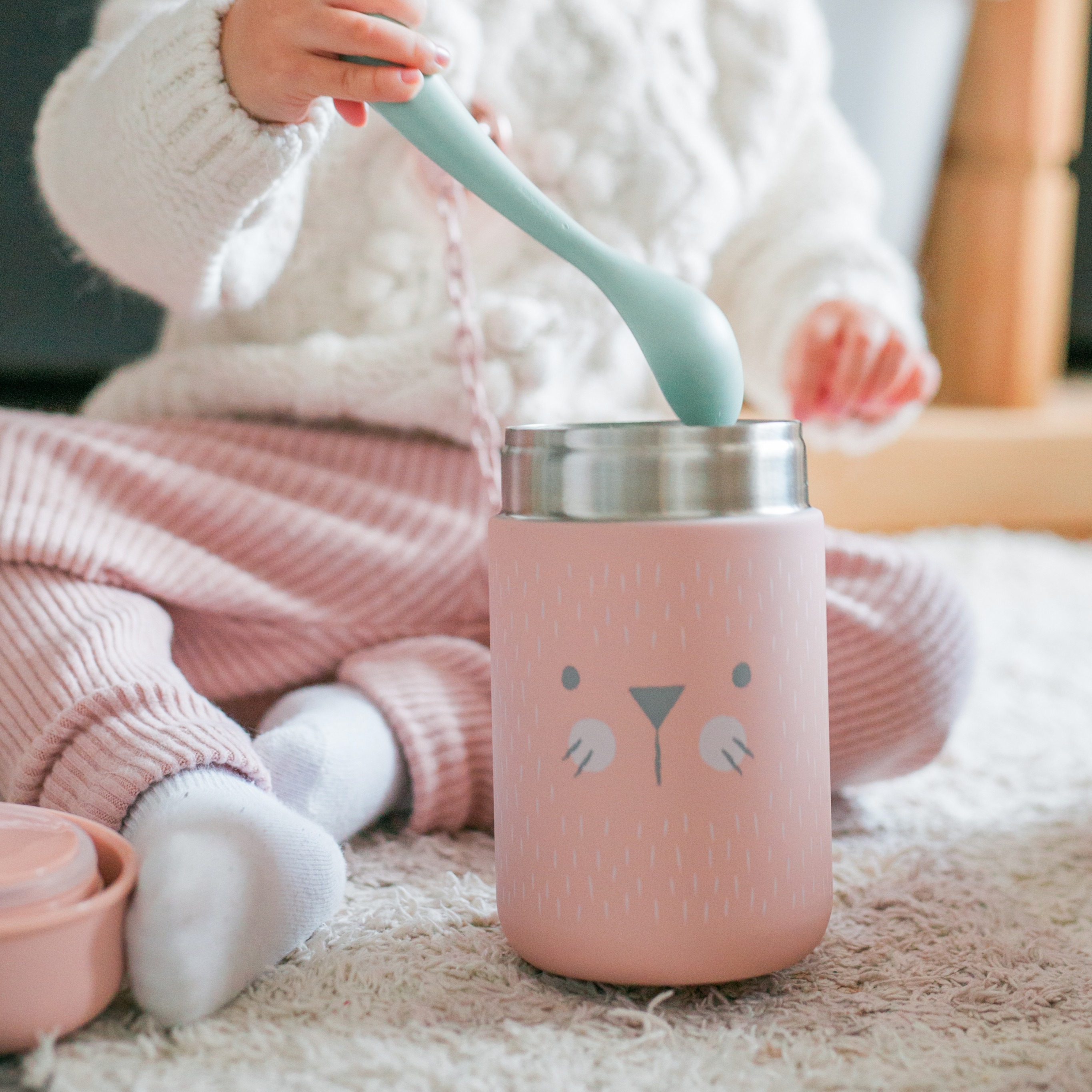 Suavinex Termos HYGGE 350ml - różowy od 0m+