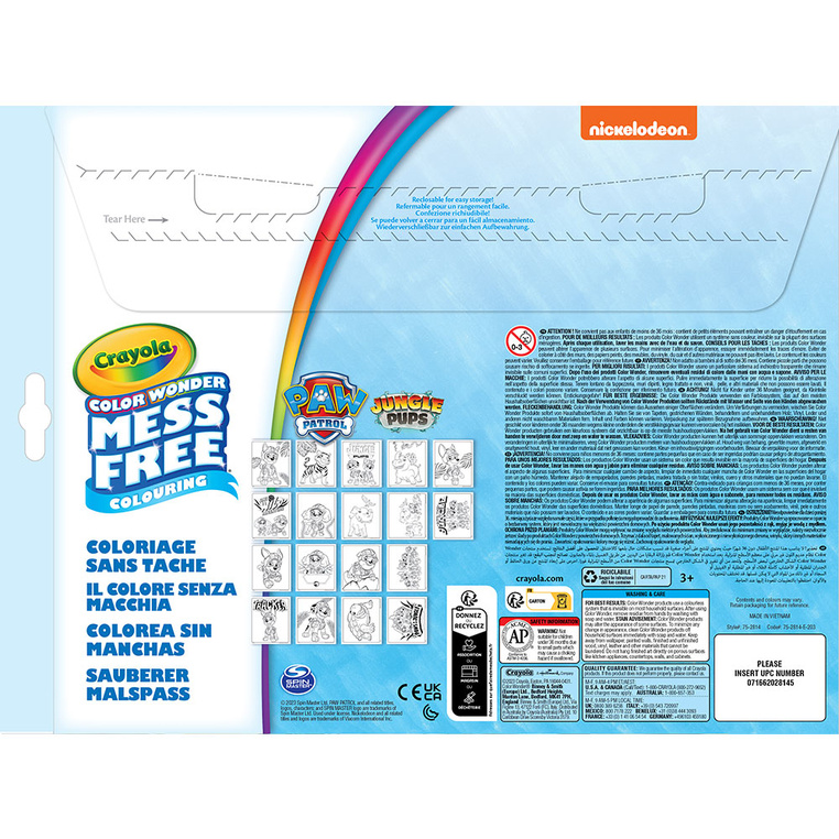 Kolorowanka Crayola Color Wonder Psi Patrol 3+ z 4 flamastrami