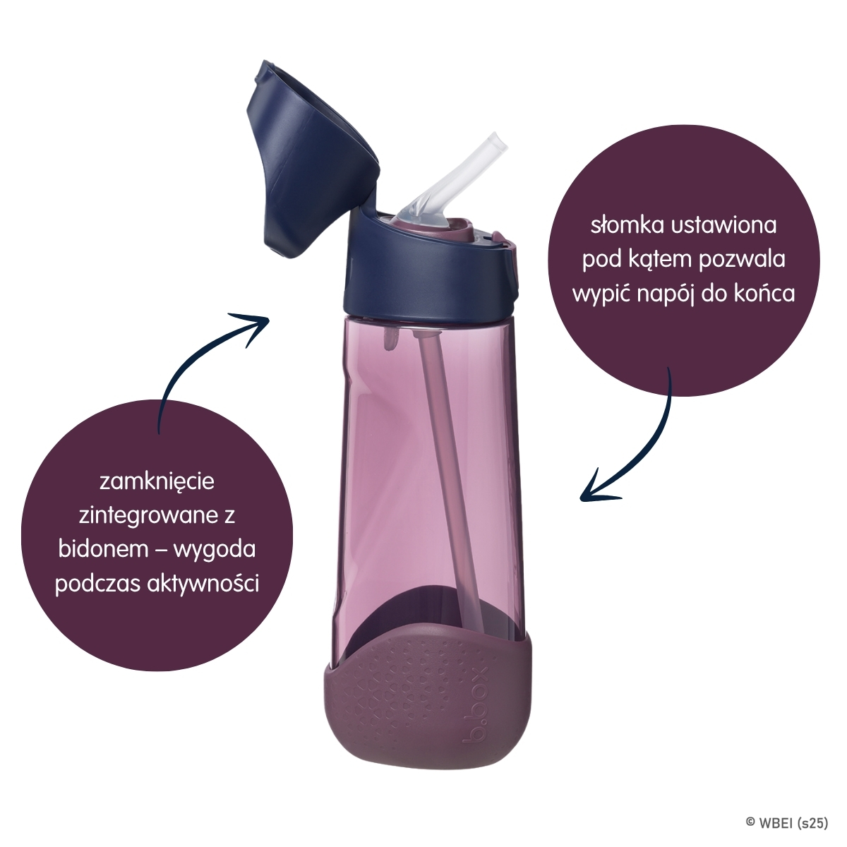 b.box Harry Potter Butelka Tritanowa ze Słomką 600 ml