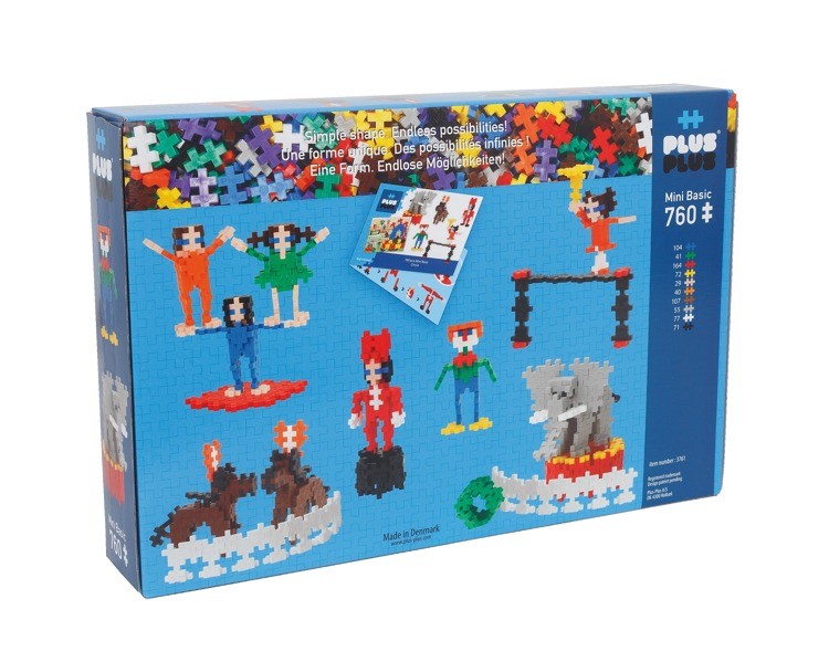 Plus-Plus Mini Basic 760szt Cyrk - Klocki Konstrukcyjne 3+