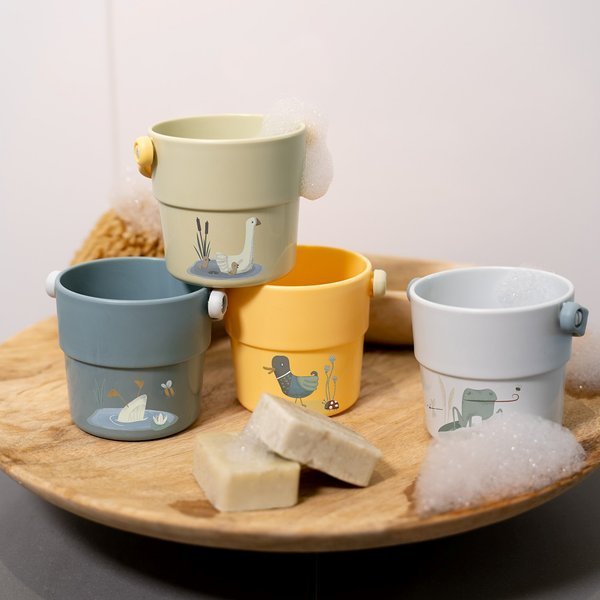 Little Dutch Kubeczki Kąpielowe Little Goose 4el 18m+