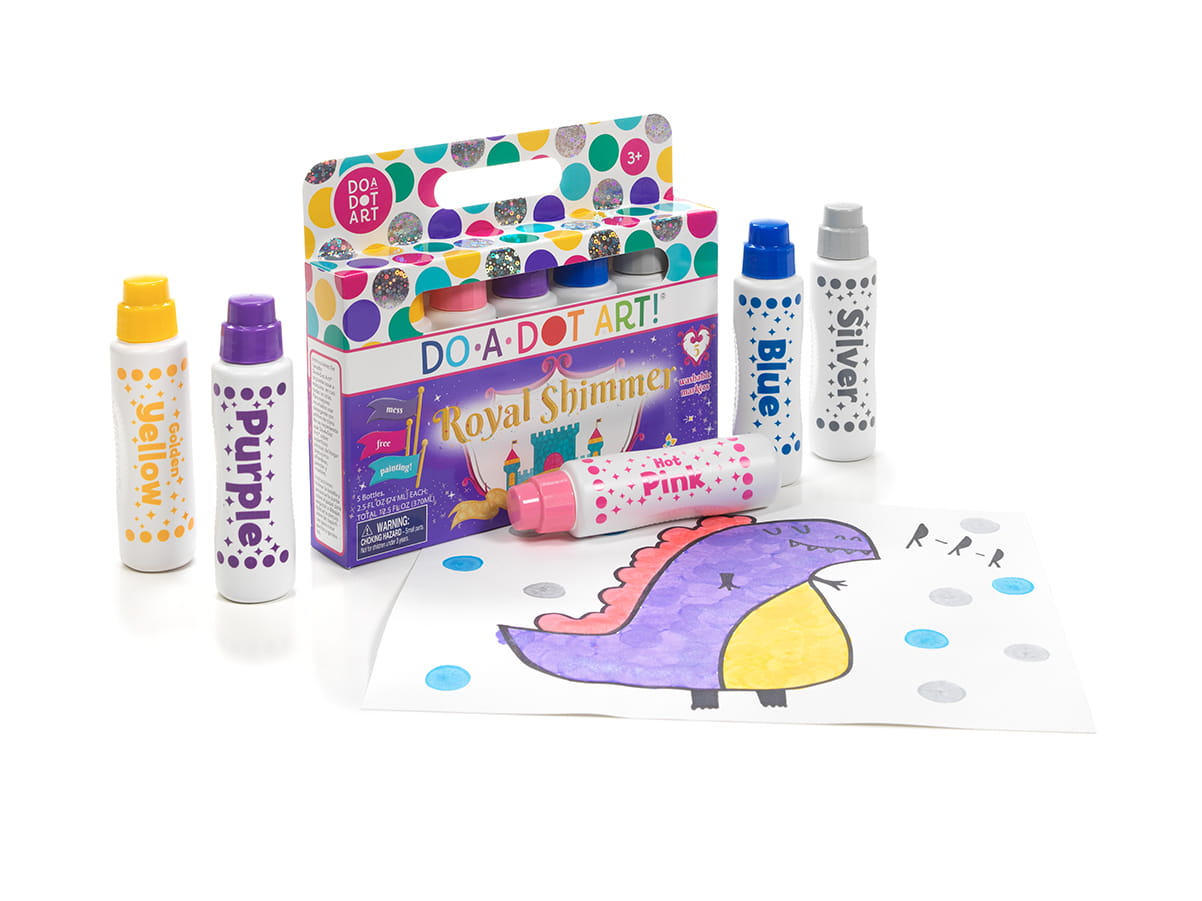 Do-A-Dot Art, Duże Flamastry Kropkowe. Królewski Blask