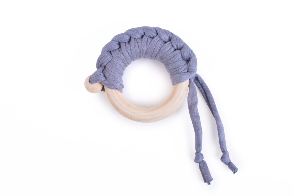 Poofi Gryzak klonowy popiel - naturalny, od 5m+