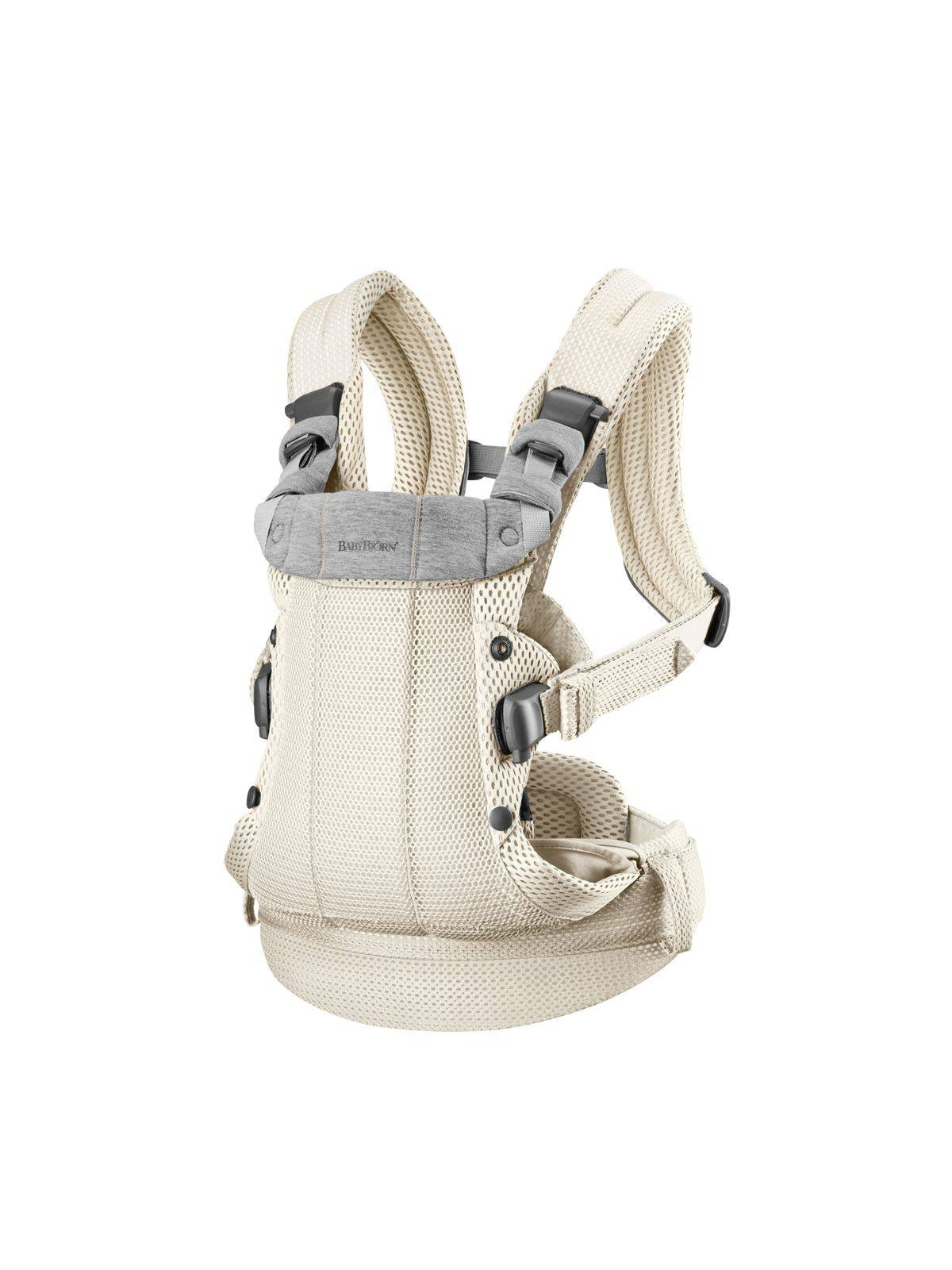 BabyBjorn Nosidełko Harmony 3D Mesh Kremowe 0–3