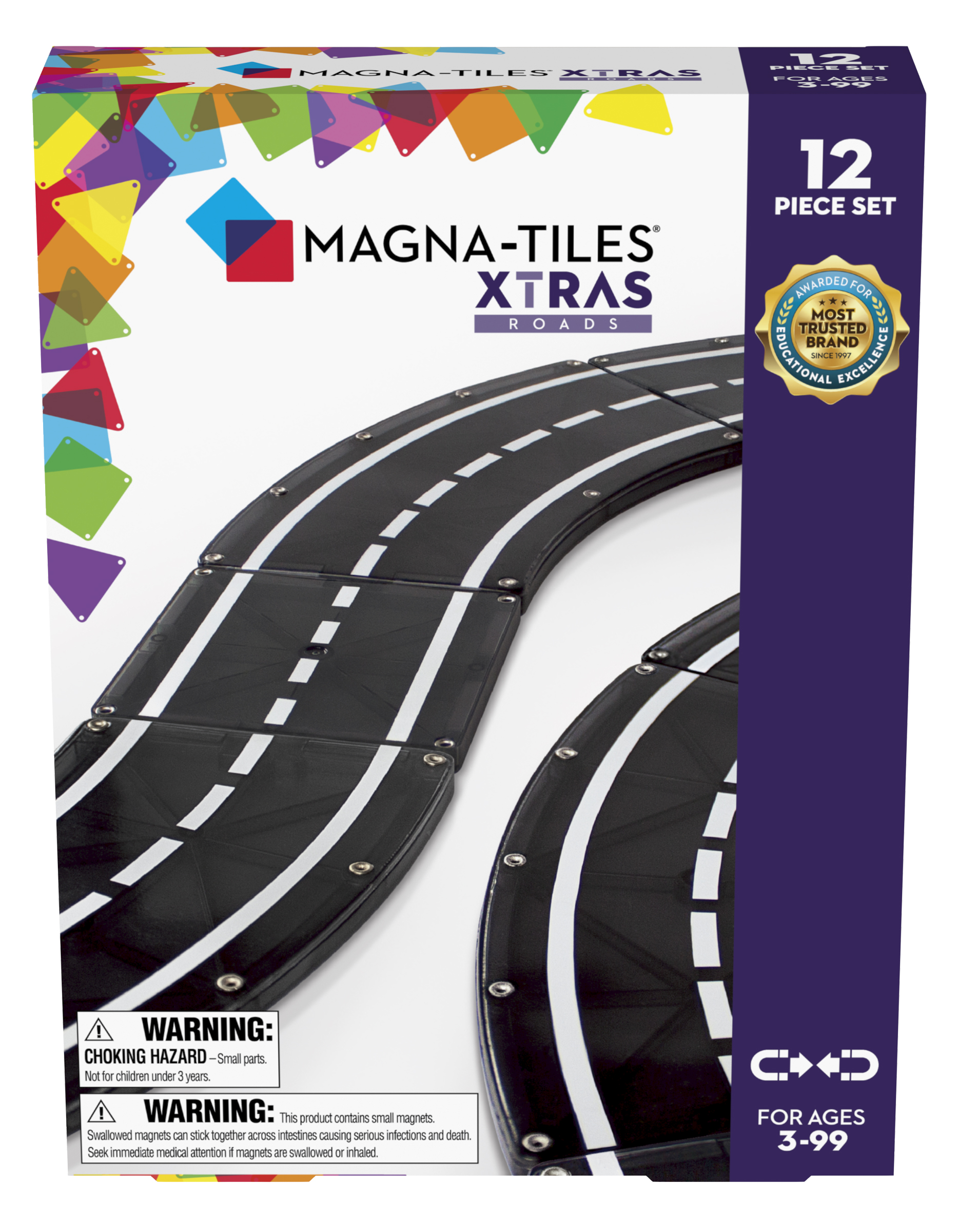 Magna-Tiles Magnetyczna Droga 12el 3+