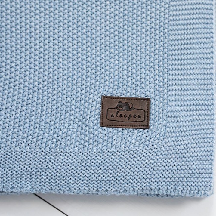 Sleepee Kocyk Bamboo Touch Baby Blue 70x90 cm