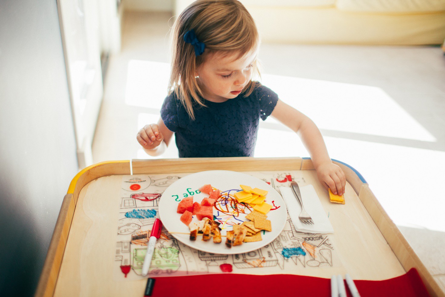 Mata do kolorowania ZOO 2+