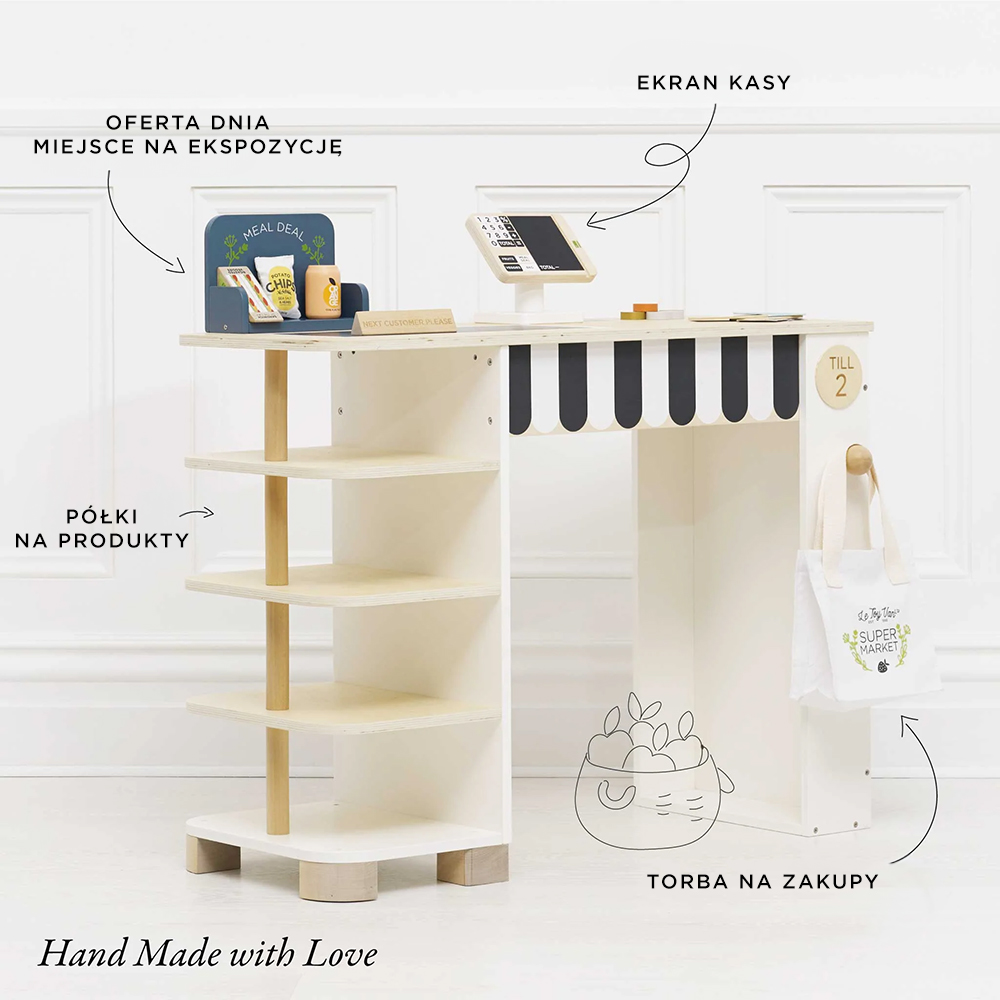 Drewniany supermarket, stragan | Le Toy Van