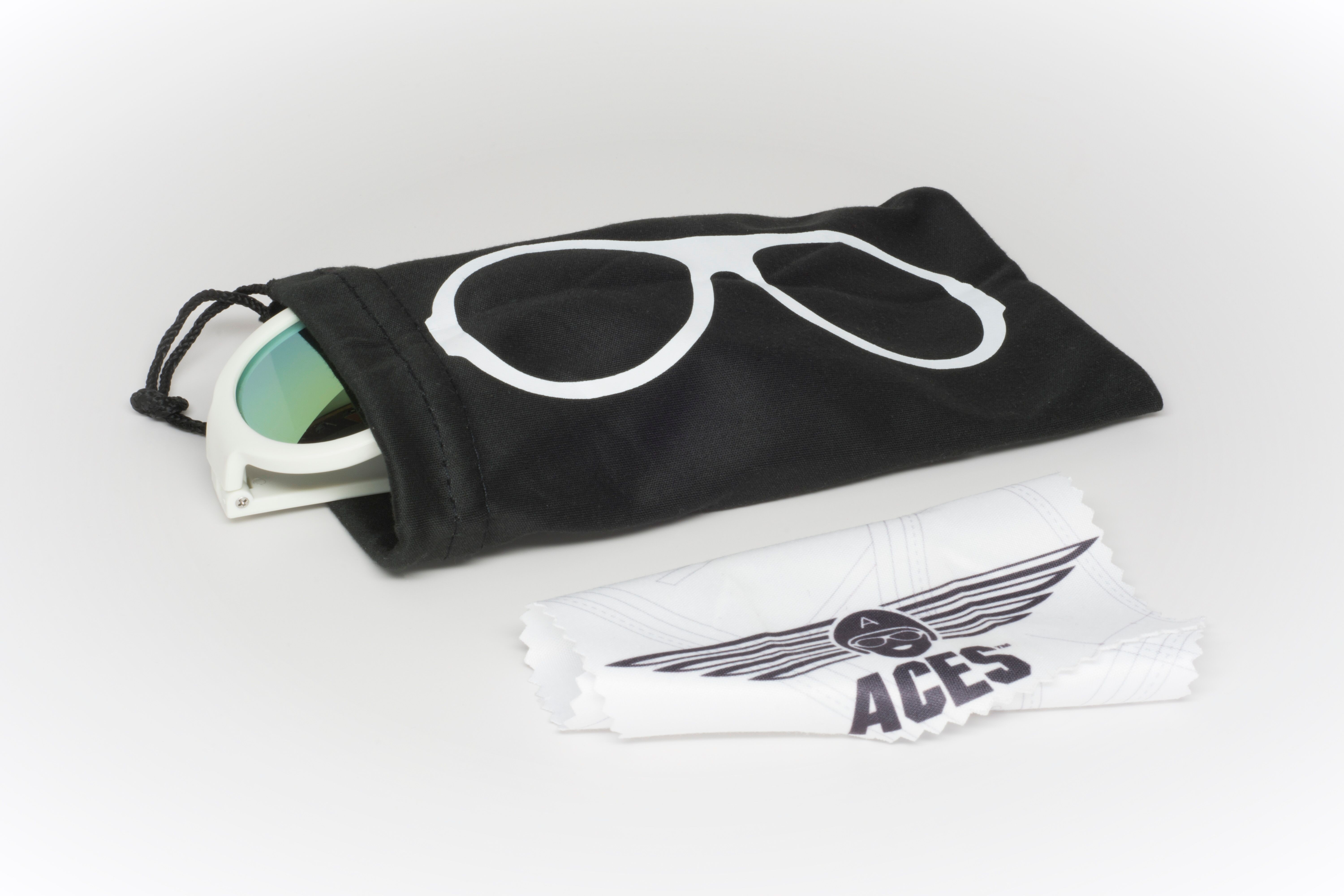 Babiators, Okulary przeciwsłoneczne dla dzieci Aces Aviator Wicked White Orange 7-14