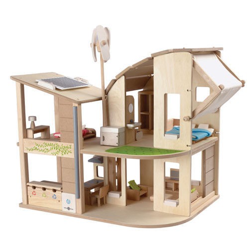 Plan Toys Ekologiczny Domek dla Lalek z Meblami 3+