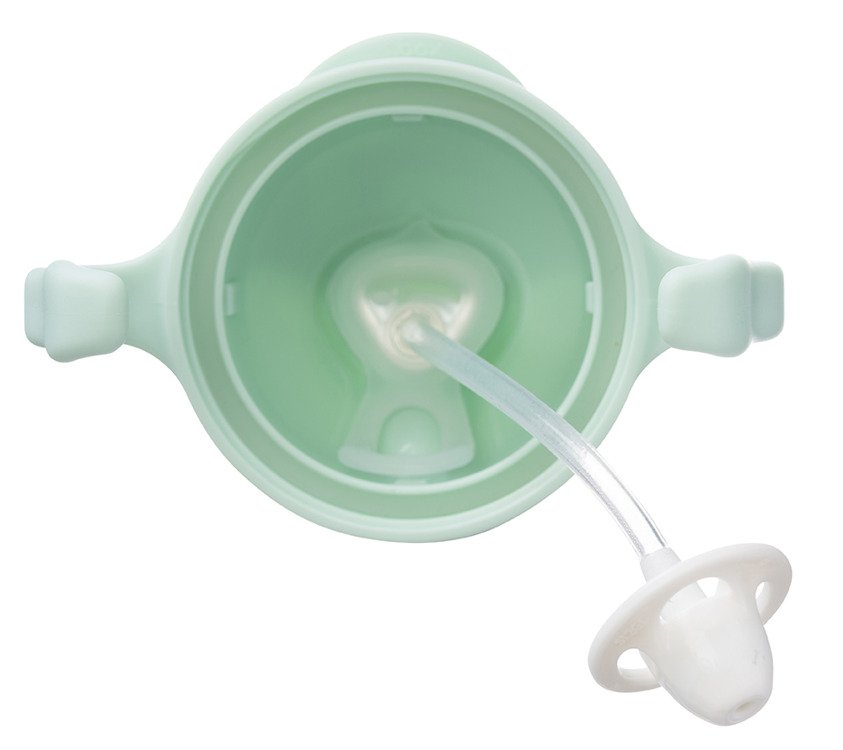 B.Box, Bidon ze słomką 240 ml, Gelato Pistachio