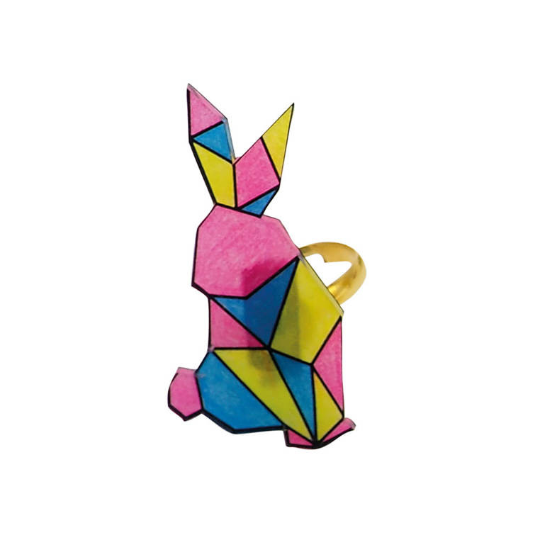 Janod Zestaw Biżuteria Kurczliwy Plastik Geometrix 8+