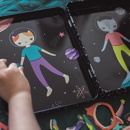 Mudpuppy Magnetyczne Postacie Kosmiczny Kot 4+