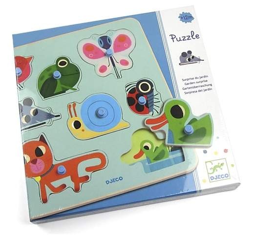 Djeco Układanka Niespodzianka w Ogrodzie 8el 12m+