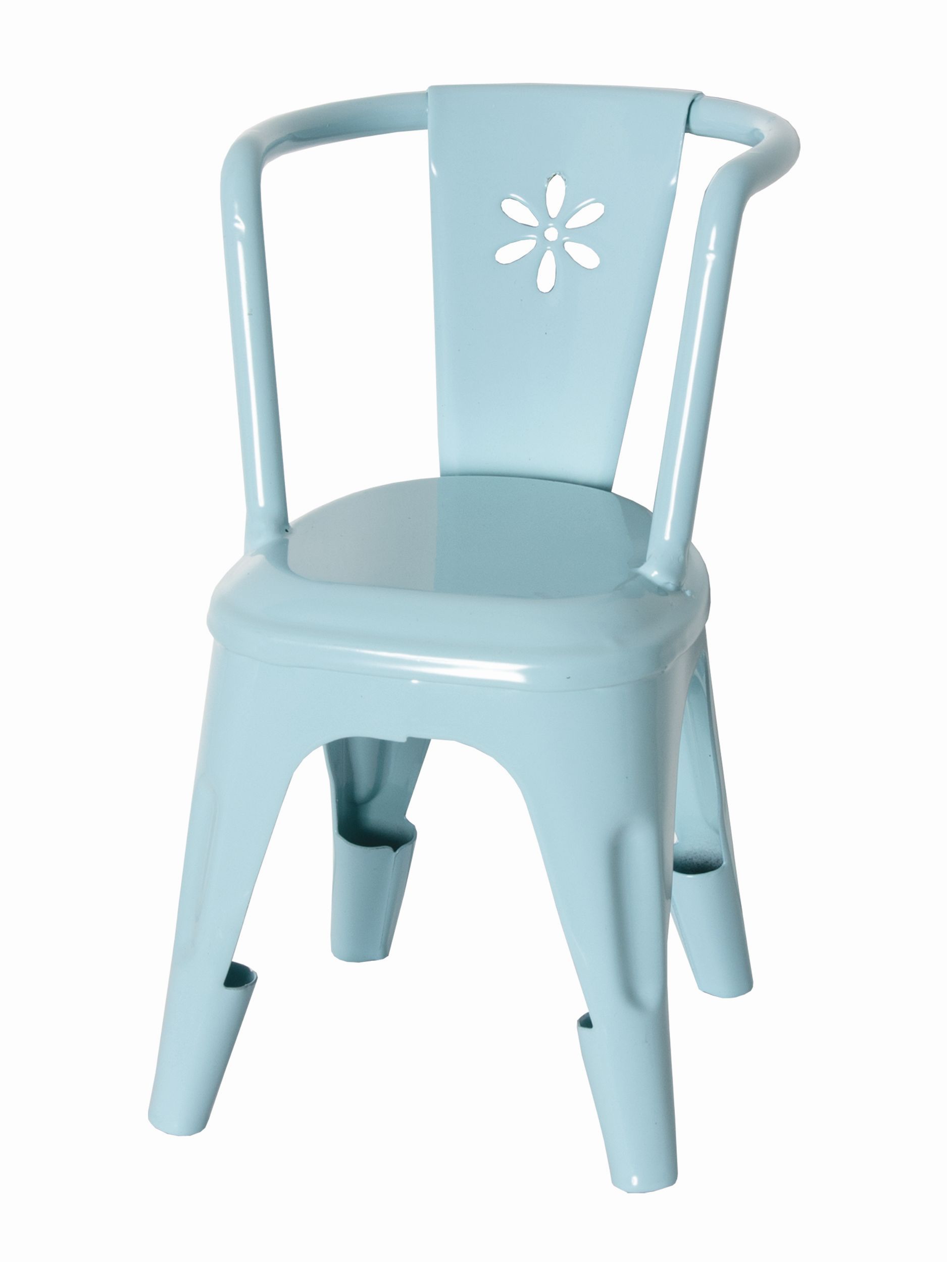 Maileg Metalowe Krzesło Turkusowe 16cm 3+