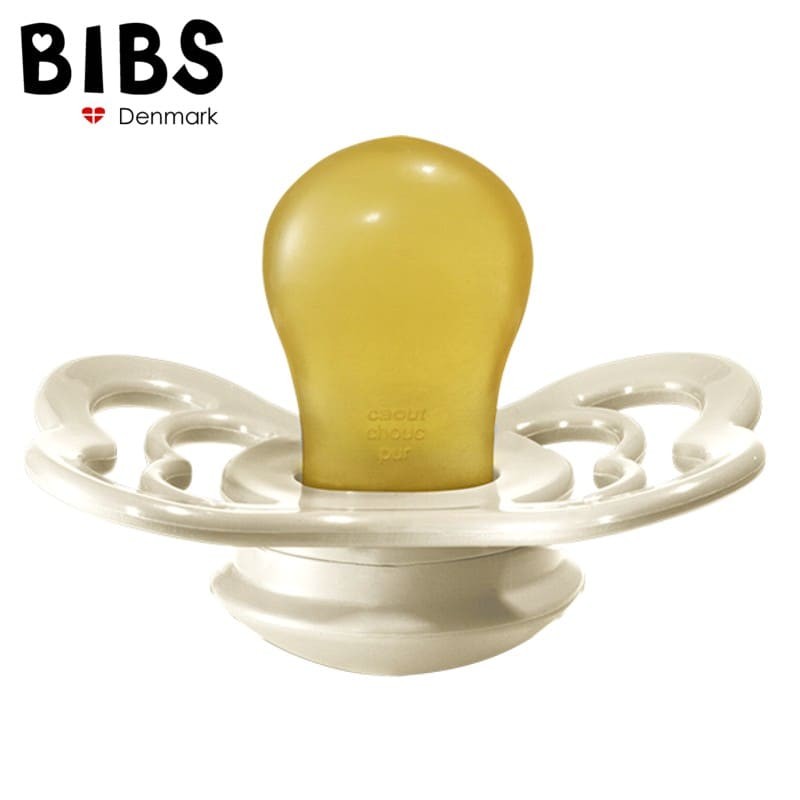 Bibs Supreme Smoczek Ivory Kauczuk Hevea 0-6m