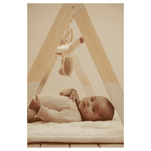 Little Dutch Pałąk Interaktywny Newborn Naturals Drewniany 0-6m