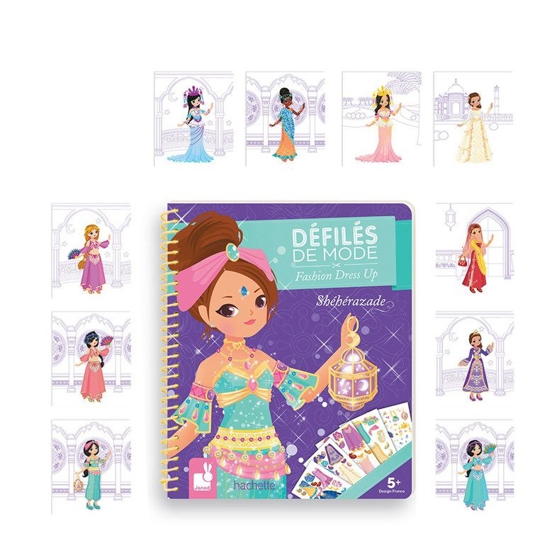 Janod Zeszyt Kreatywny Pokaz Mody Szeherezada 6+
