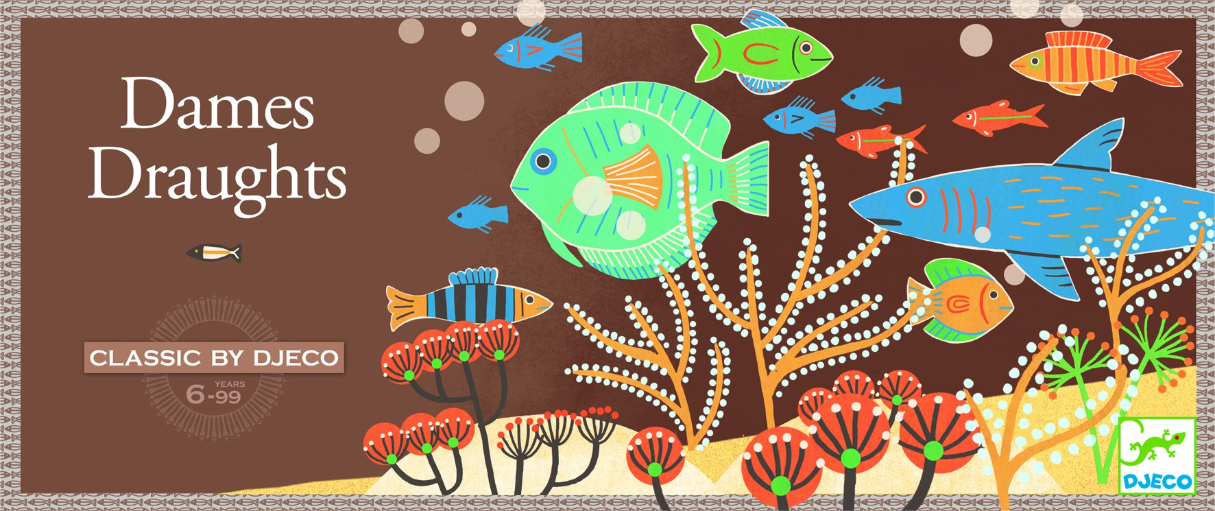 Djeco Gra Towarzyska Warcaby 5+ | Djeco