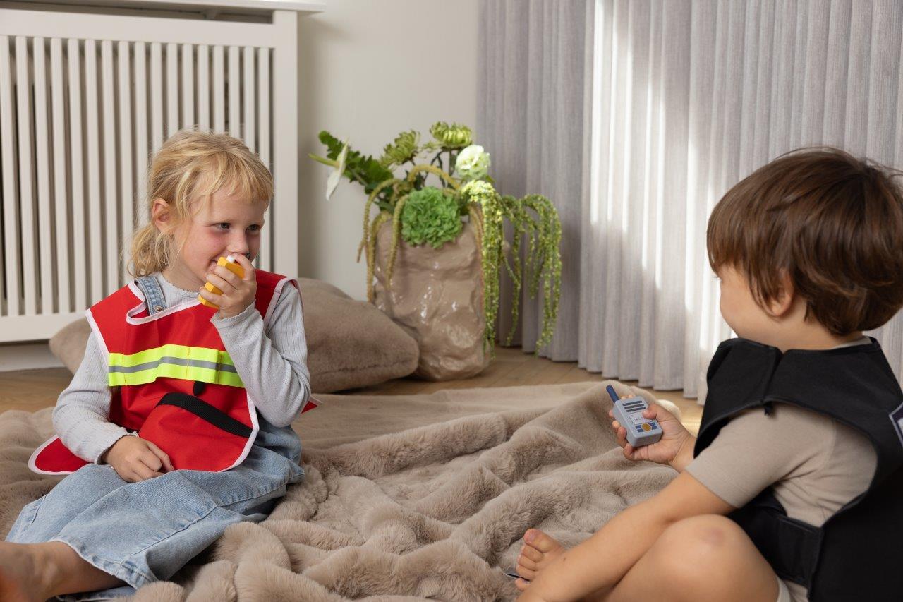 Dantoy Zestaw Mały Strażak Drewniany 10el 3+