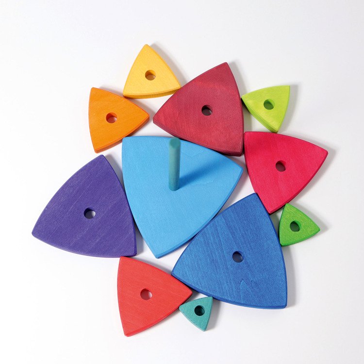 Grimm's Trójkątna Wieża Kolorowa 1+