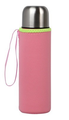 Kiokids Etui na termos/butelkę neoprenowe różowe | 0+