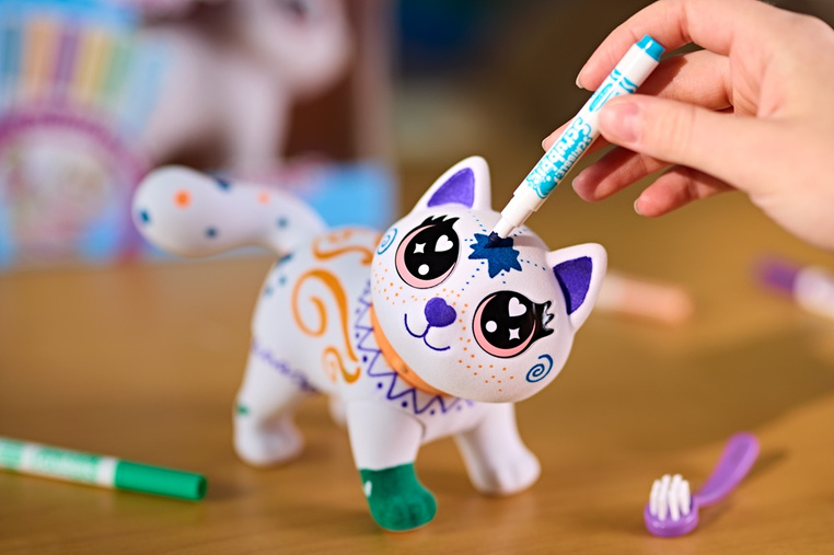 Crayola Zestaw Kreatywny Washimals Kotka Jenny Jumbo 3+