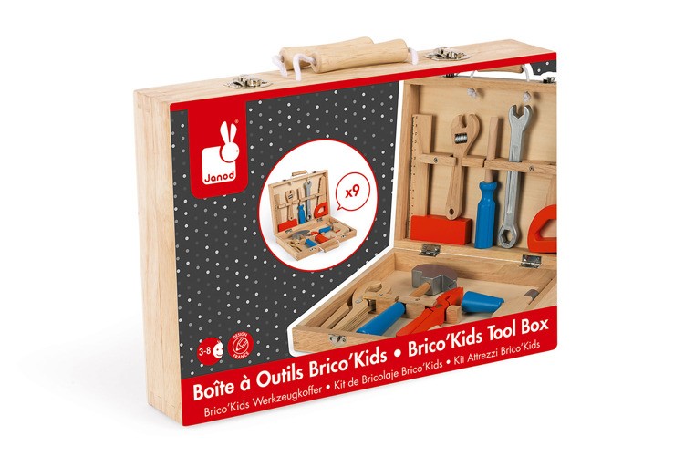 Janod, Walizka z narzędziami Brico ‘Kids 