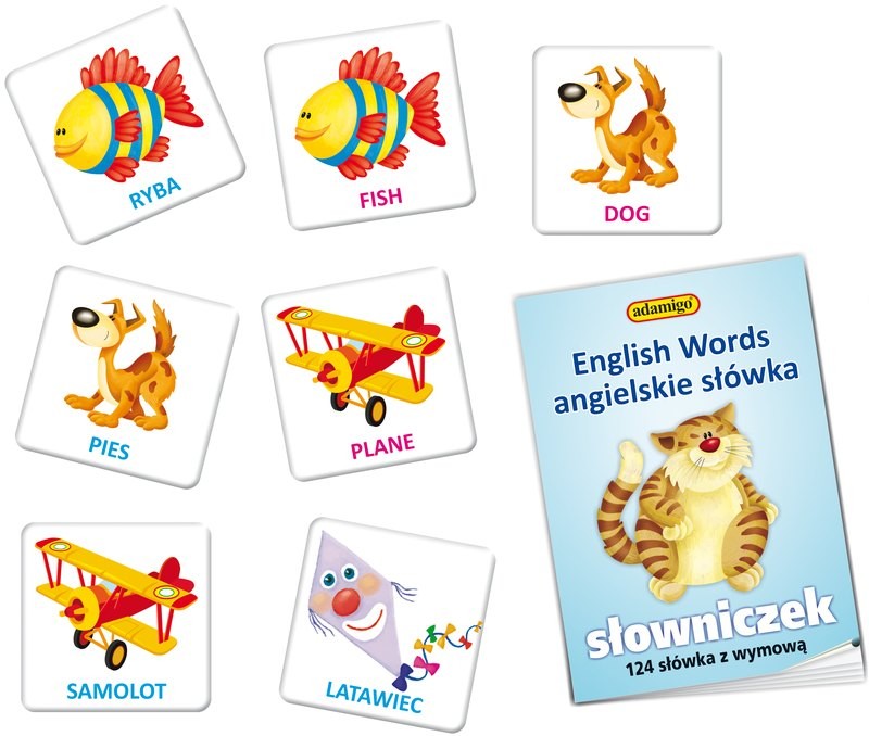 Gra Memory Angielskie Słówka PS36123 3+