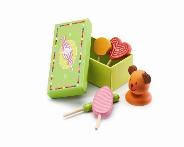 Djeco Drewniane Lizaki Edukacyjne 4+ | PS5826