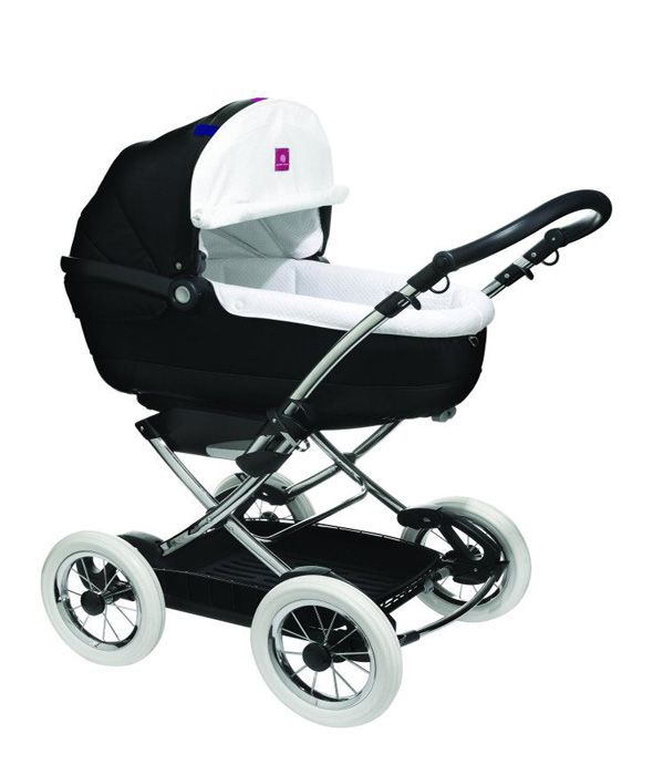 Osłona przeciwsłoneczna do wózka biała