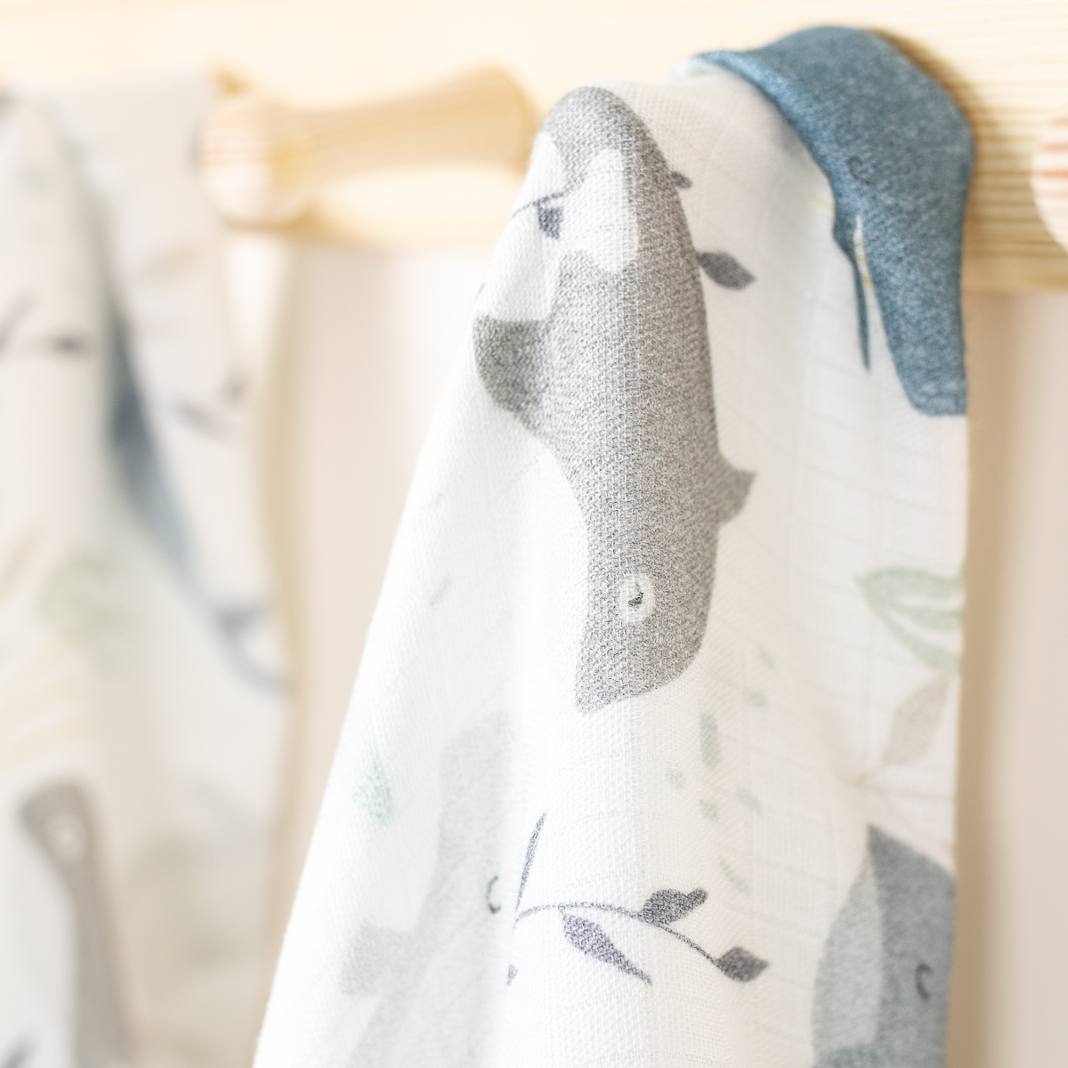 ColorStories Otulacz bambusowy Ocean 100x120cm 0+